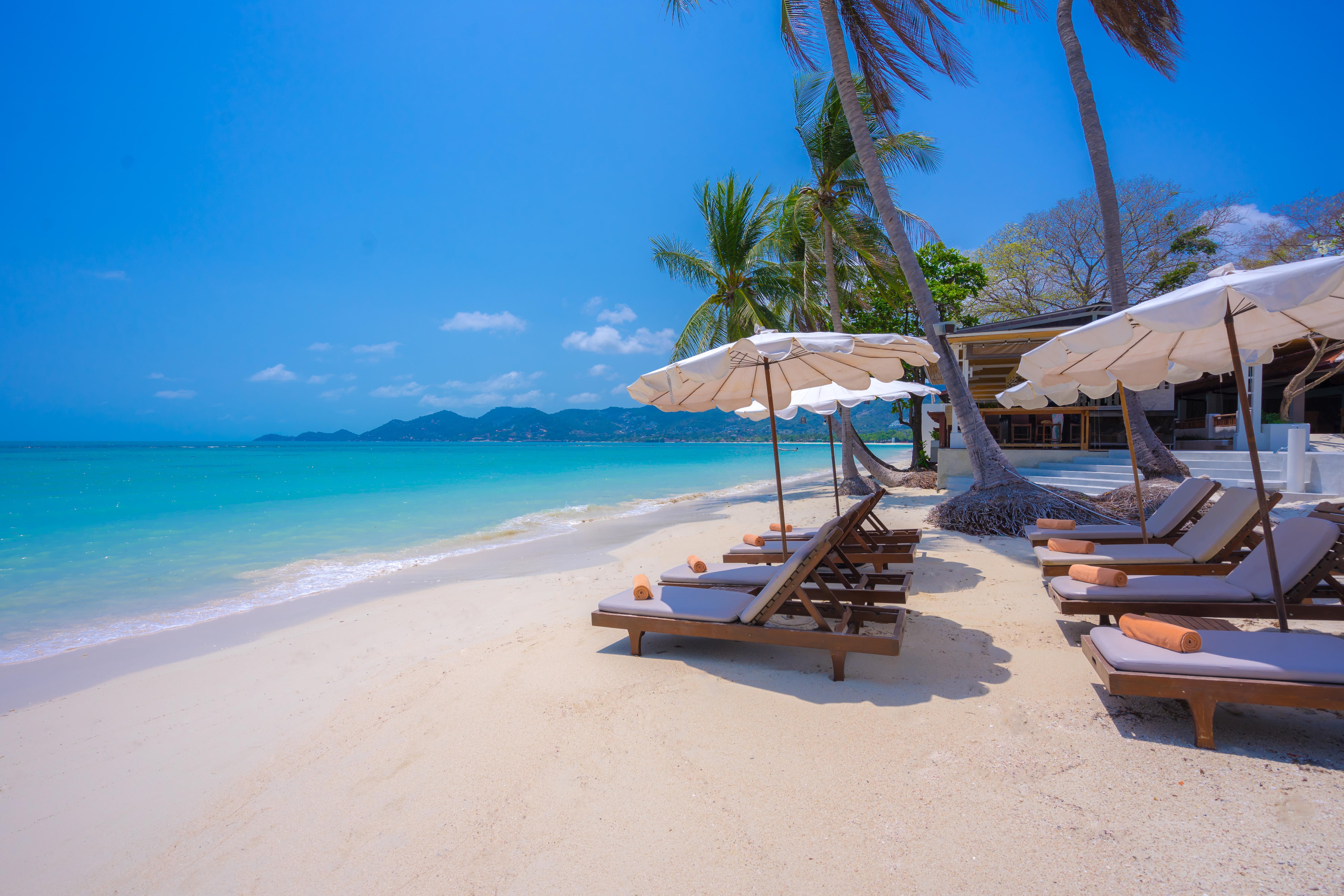 Chaweng Regent Beach Resort Esterno foto Beach at the resort
