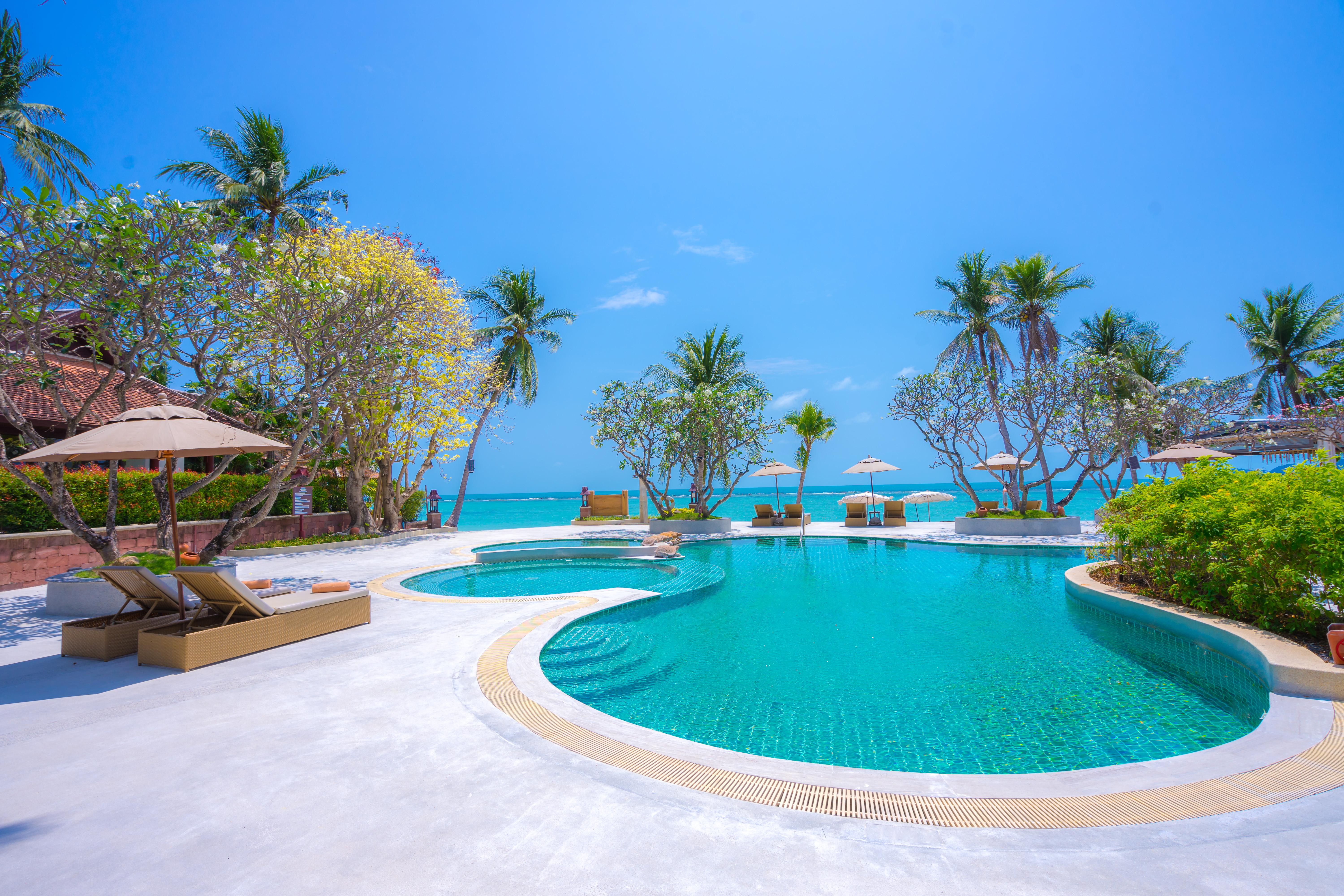 Chaweng Regent Beach Resort Esterno foto The swimming pool at the resort